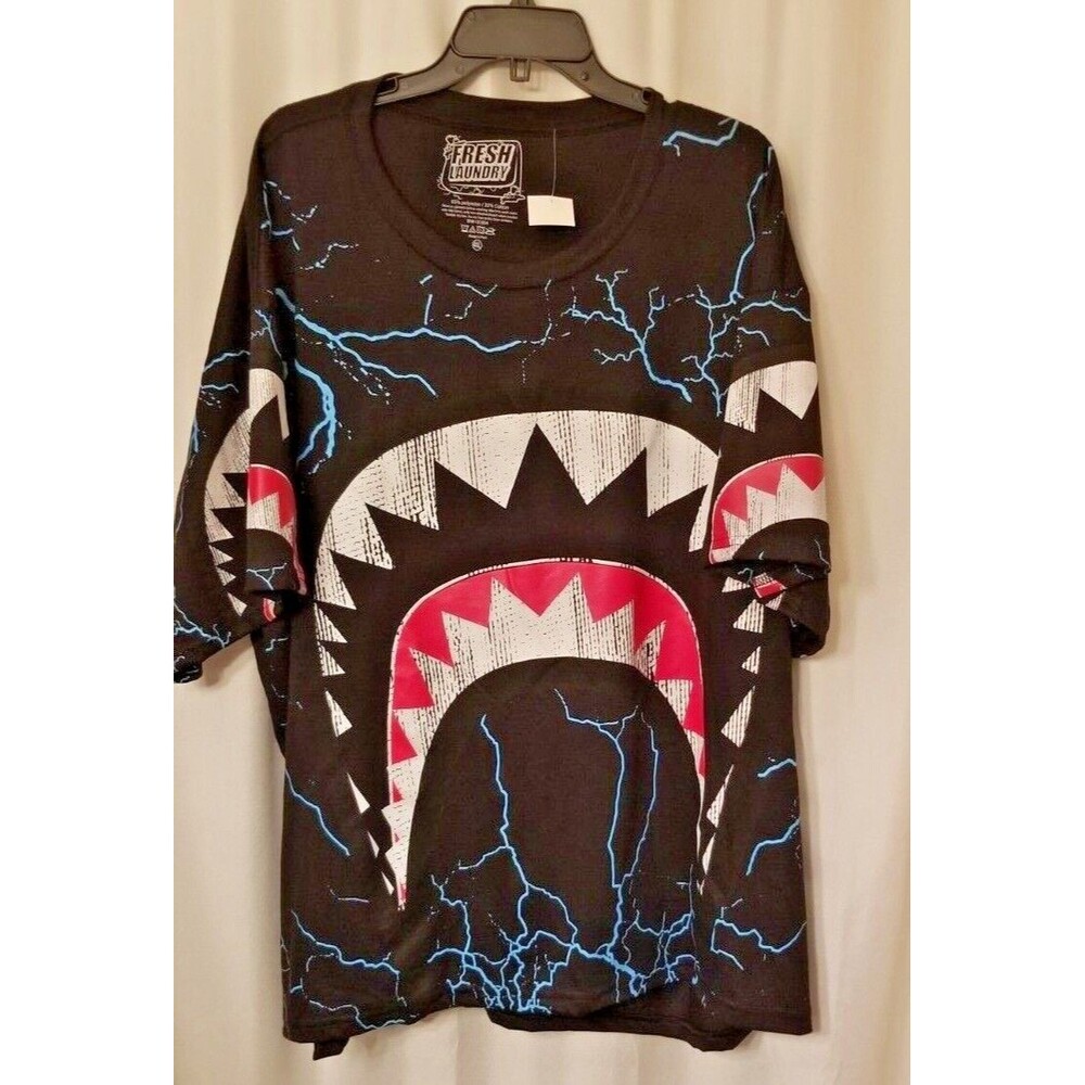 Men's Tee Shirt Fresh Laundry Electric Lightning Geometric New  Size 5X